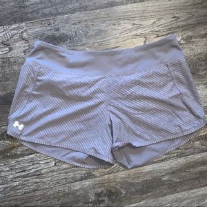Under Armour Grey Running Shorts, Size Large